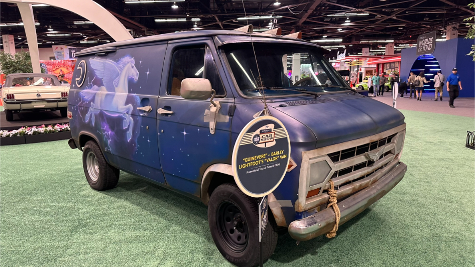 Walt Disney Archives Great Big Beautiful Car Show D23 2024 - Guinevere - Barley Lightfoot's Valor Van Touring Vehicle