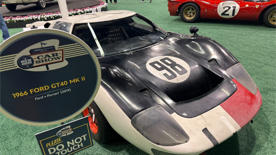 Walt Disney Archives Great Big Beautiful Car Show D23 2024 - 1966 Ford GT40 MK II from Ford vs Ferrari