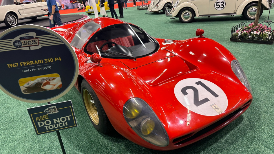 Walt Disney Archives Great Big Beautiful Car Show D23 2024 - 1967 Ferrari 330 P4 from Ford vs Ferrari