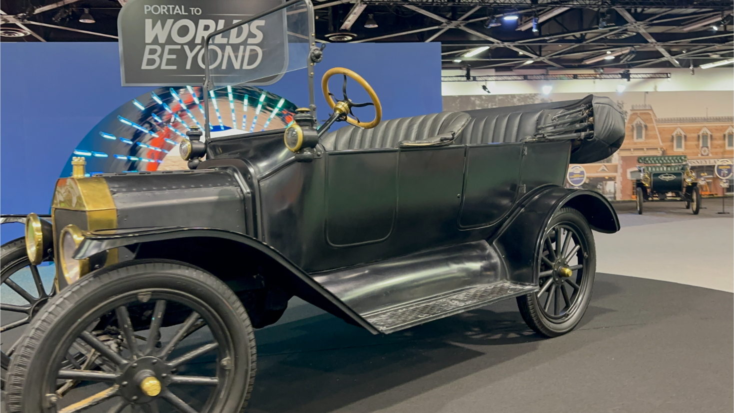 Walt Disney Archives Great Big Beautiful Car Show D23 2024 - Ned Brainard's 1915 Ford Model T Touring from the Abstinent Minded Professor