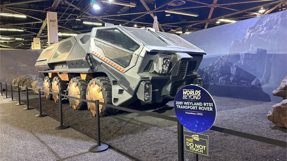 Walt Disney Archives Great Big Beautiful Car Show D23 2024 - 2089 Weyland RT01 Transport Rover from 2012 Prometheus