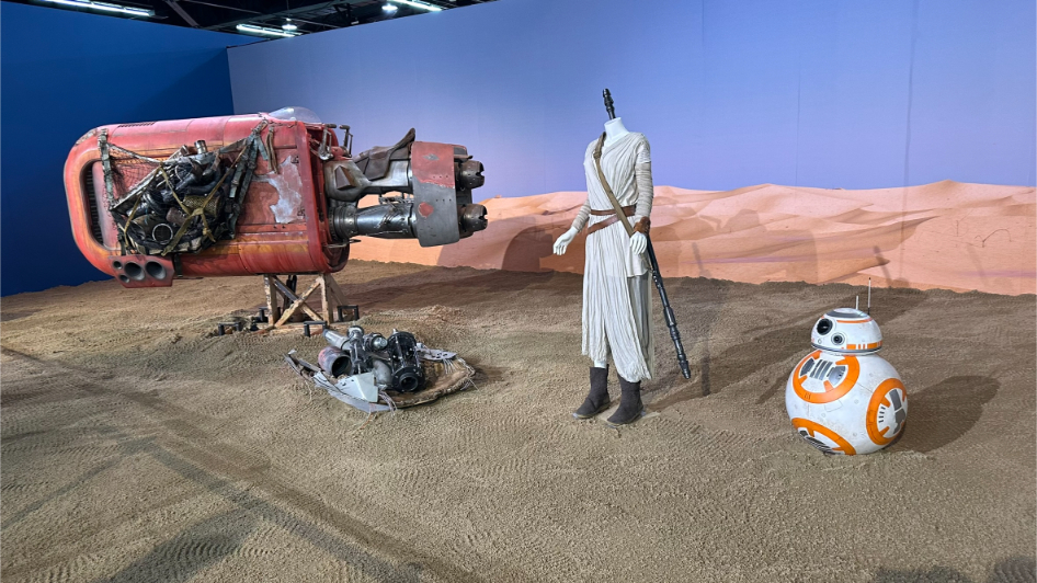 Walt Disney Archives Great Big Beautiful Car Show D23 2024 - Rey's Speeder from The Force Awakens