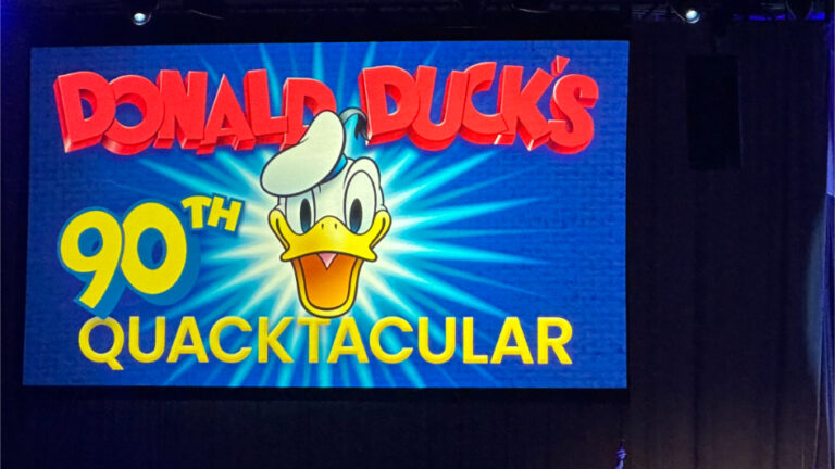 Donald Duck's 90th Quacktacular D23 2024