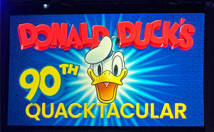 Donald Duck's 90th Quacktacular D23 2024