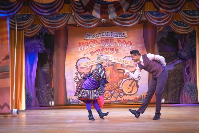 Kristina onstage at Hoop-Dee-Doo Musical Revue