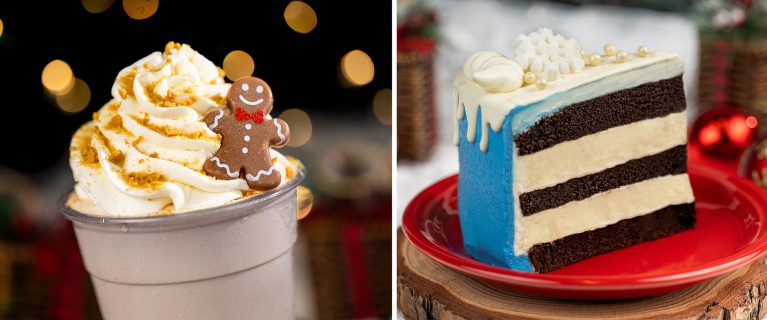 Gingerbread Milk Shake; S’mores Cake