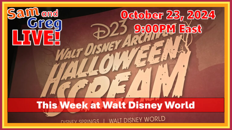 2024-10-23 This Week at Walt Disney World