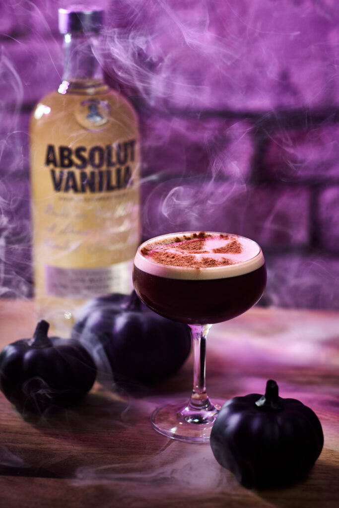 Absolut Vanilia, Monin pumpkin, Caffè Borghetti espresso liqueur and fresh espresso 