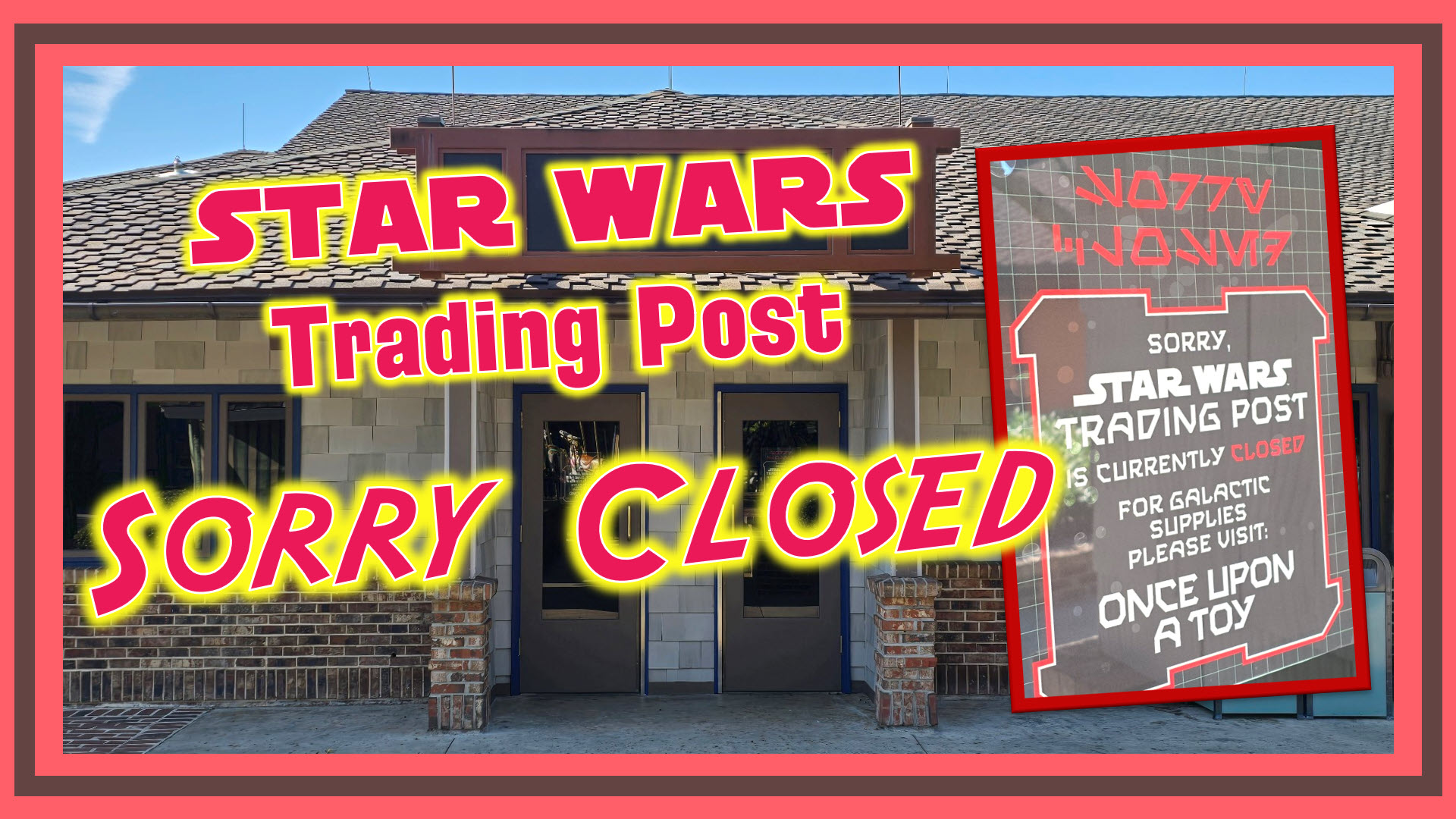 Star Wars Trading Post Closing at Disney Springs to Make Way for a Santa Claus Meet & Greet!