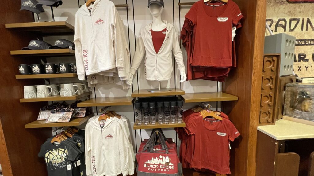 Star Wars Trading Post Merch as seen in Summer 2021