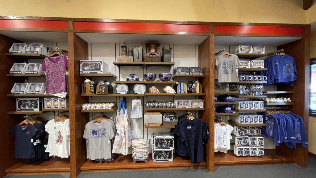 Star Wars Trading Post Merch as seen in Summer 2021