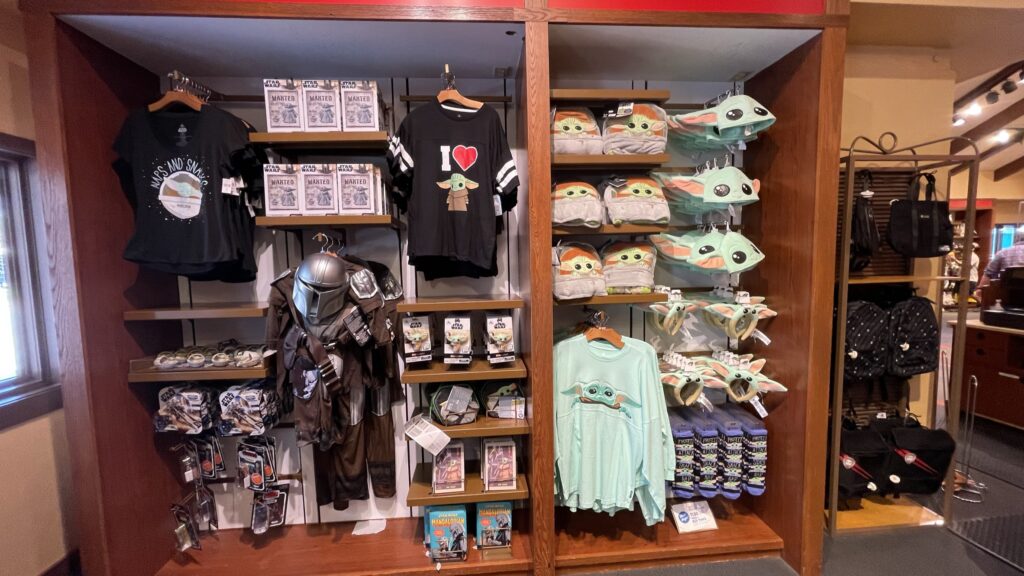 Star Wars Trading Post Merch as seen in Summer 2021