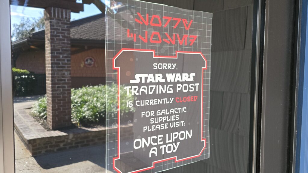 
Star Wars Trading Post Closing at Disney Springs to Make Way for a Santa Claus Meet & Greet!