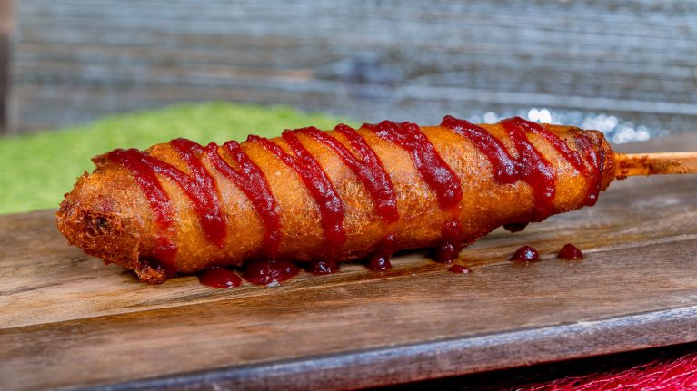 Holiday Stuffing Corn Dog