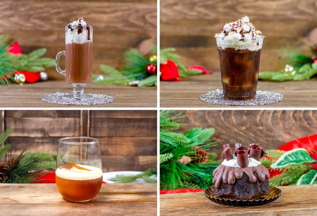 Cafe Daisy and Carnation Cafe Collage - Disneyland Resort Holiday Food 2024