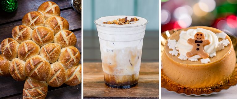 Food and Drink Collage - Disneyland Resort Holiday Food 2024