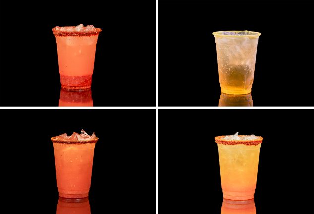 Cozy Cone 4 Drinks Collage - Disneyland Resort Holiday Food 2024