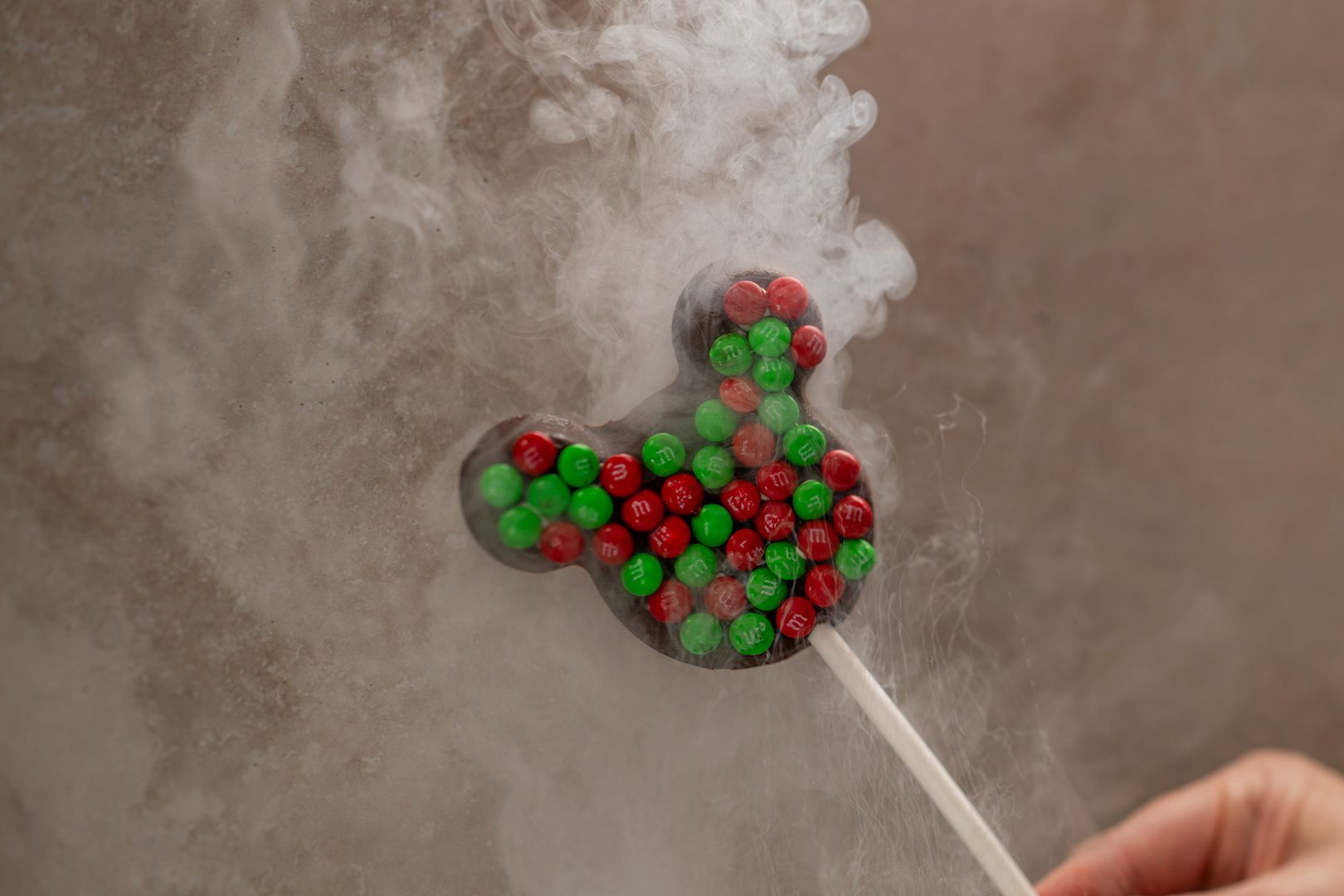 Holiday Mickey-shaped Liquid Nitrogen Pop