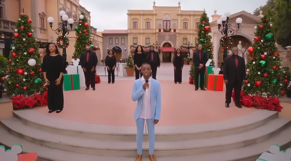 2020 Walt Disney World Christmas Day Parade aka Magical Christmas Celebration - Keedron Bryant with the Florida A&M University Gospel Choir – “Someday at Christmas”