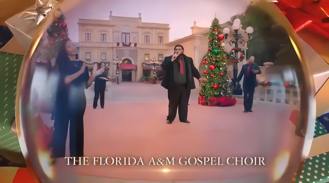 2020 Walt Disney World Christmas Day Parade aka Magical Christmas Celebration -Florida A&M University Gospel Choir