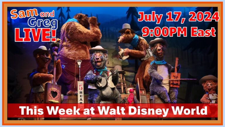 2024-07-17 This week at walt Disney World