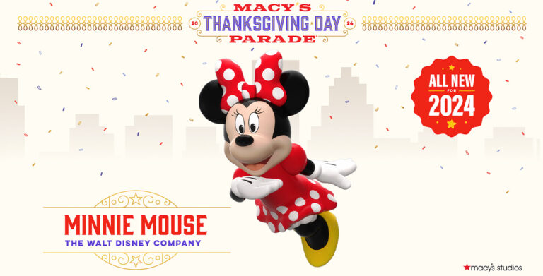 Celebrate the Debut of Minnie Mouse at Macy’s Thanksgiving Day Parade® with These Exclusive Products