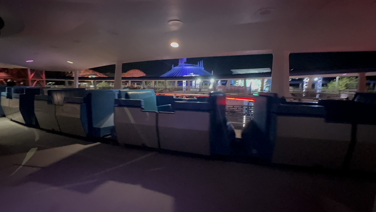 People Mover during Mickeys Very Merry Christmas Party 2024