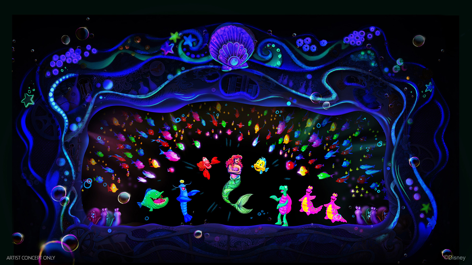 “The Little Mermaid – A Musical Adventure” Rendering