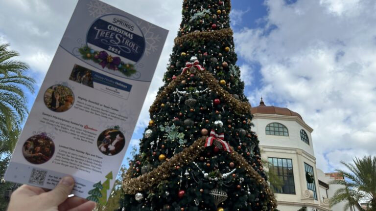 Disney Springs Christmas Tree Stroll 2024