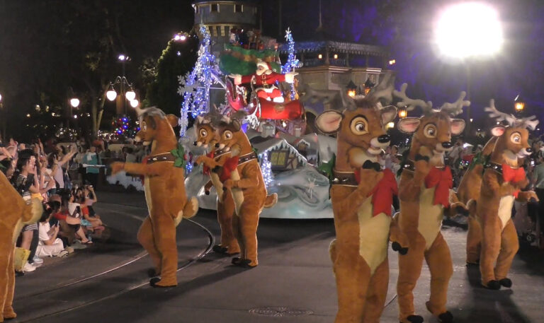 Holiday magic comes to life at Mickey’s Once Upon a Christmastime Parade 2024