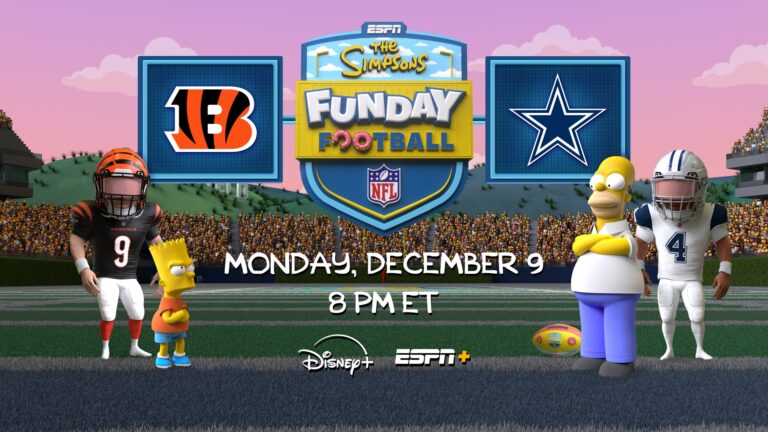 Humm.. Football.. Tonight’s the Night: The Simpsons Funday Football Premieres on Disney+ and ESPN+