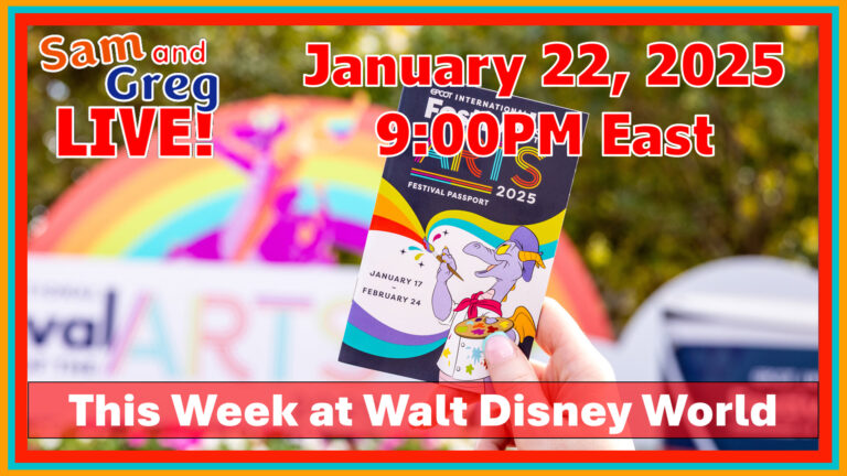 January 22, 2025 - This Week at Walt Disney World