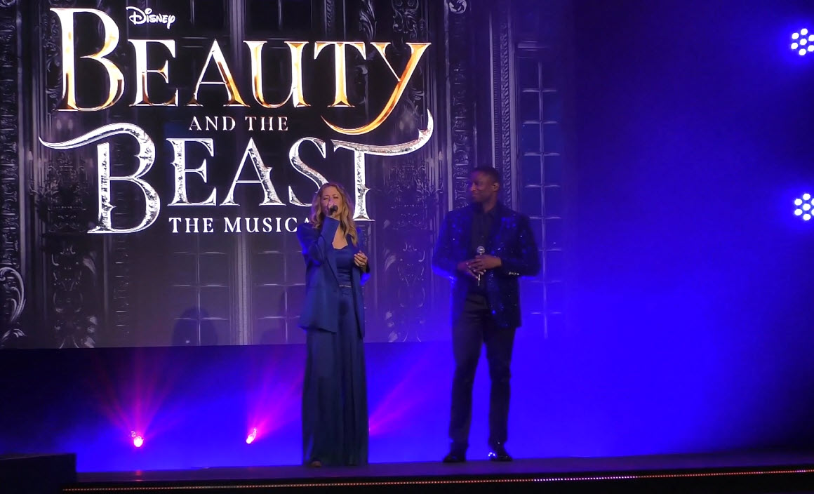 Caissie Levy and Jelani Remy light up the stage at EPCOT's Festival of the Arts 2025, performing unforgettable Disney classics and Broadway hits