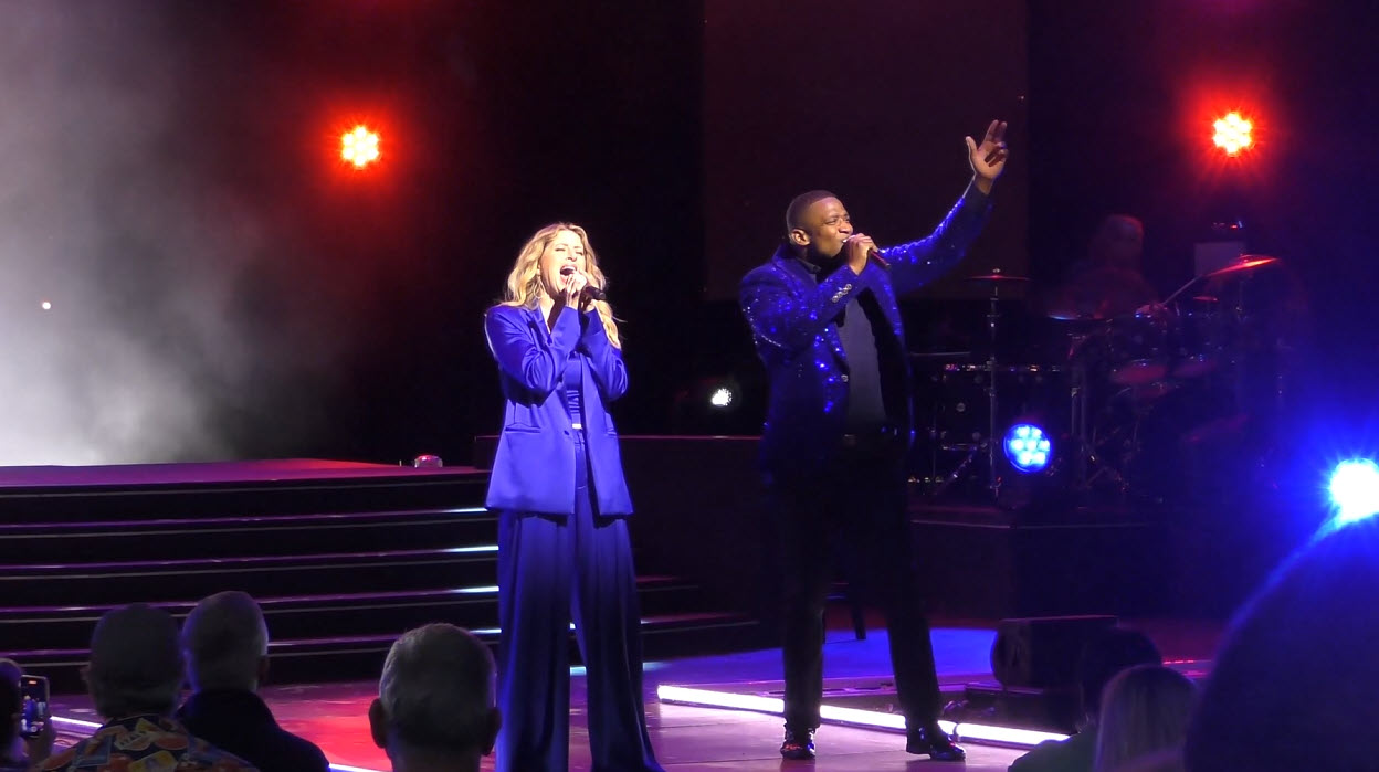Caissie Levy and Jelani Remy light up the stage at EPCOT's Festival of the Arts 2025, performing unforgettable Disney classics and Broadway hits