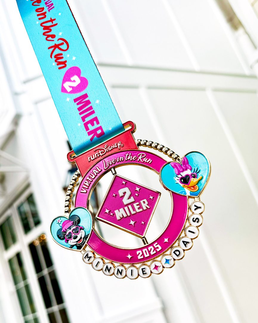 runDisney Virtual Love on the Run 14-Miler Medal: 2-Miler