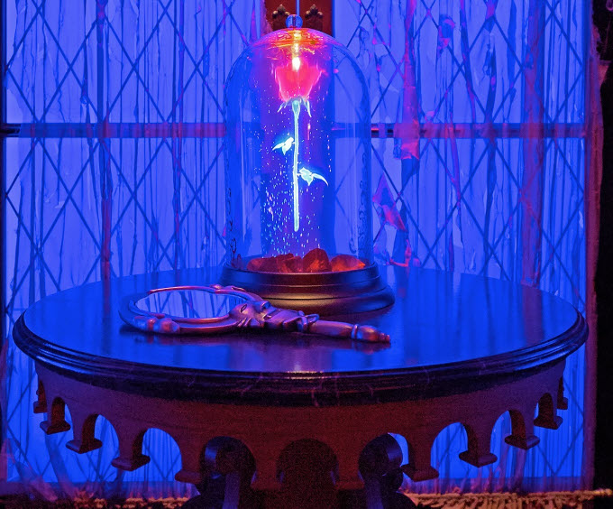 The Enchanted Rose at Be Our Guest Restaurant - Look in the West Wing