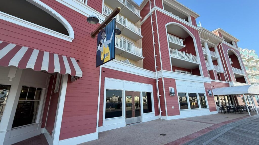 Walt Disney World Boardwalk March 2025 - Speculations continue on what will replace The Big River Brewery, Jellyrolls and even the Dance Hall.