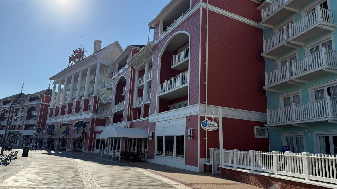 Walt Disney World Boardwalk March 2025 - Speculations continue on what will replace The Big River Brewery, Jellyrolls and even the Dance Hall.