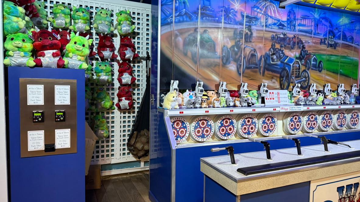 Midway Games on Walt Disney World's Boardwalk as Seen March 2025