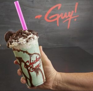 Chiecken Guy St Patricks Day 2025 Triple Double Mint Shake