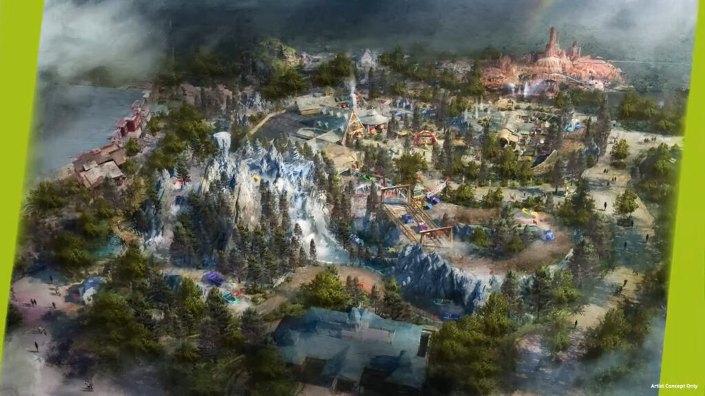 Concept art teases the off-road adventure awaiting guests in the reimagined Frontierland