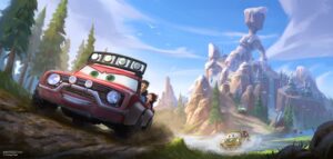 Concept art teases the off-road adventure awaiting guests in the reimagined Frontierland