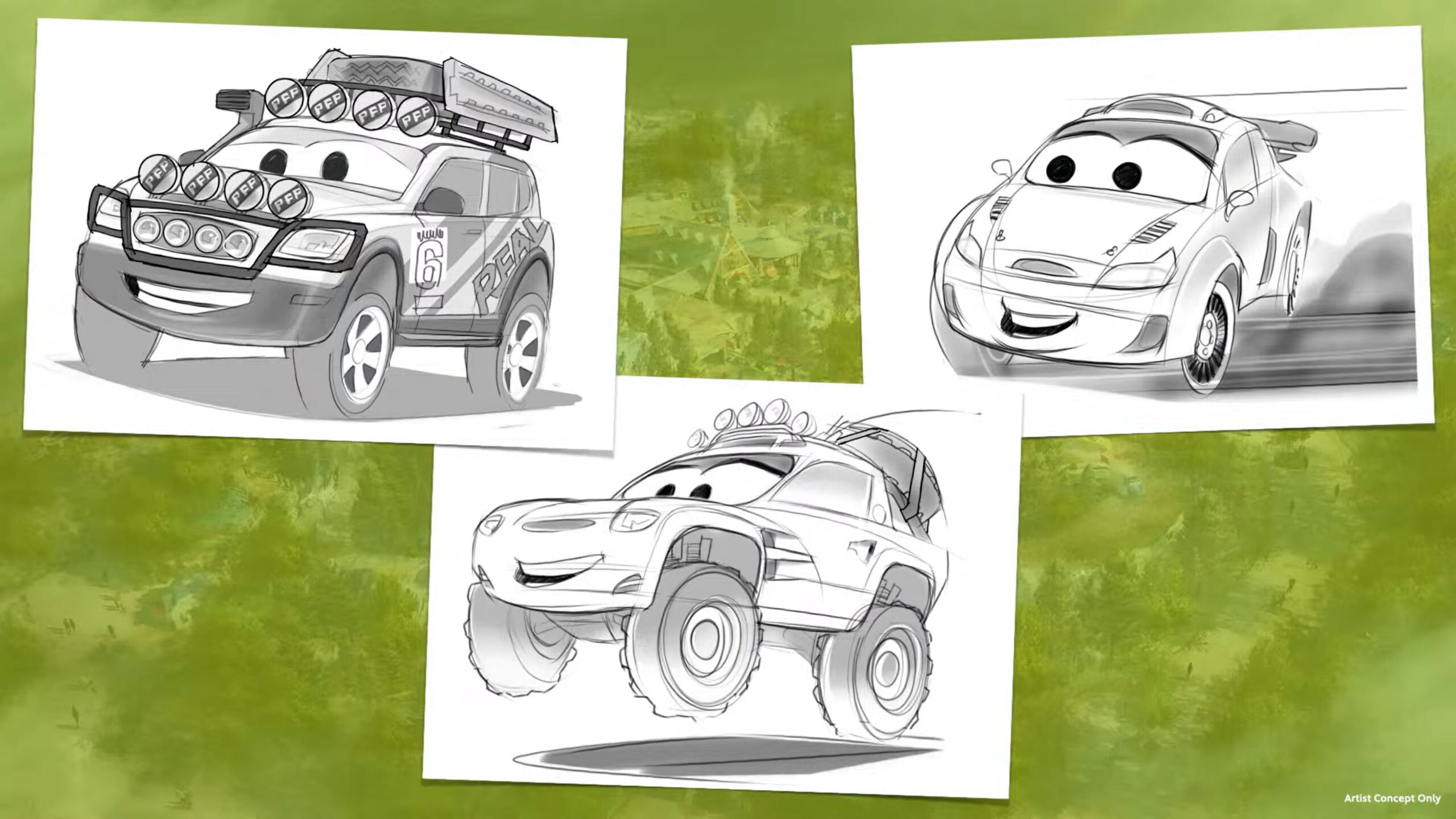 Concept art teases the off-road adventure awaiting guests in the reimagined Frontierland