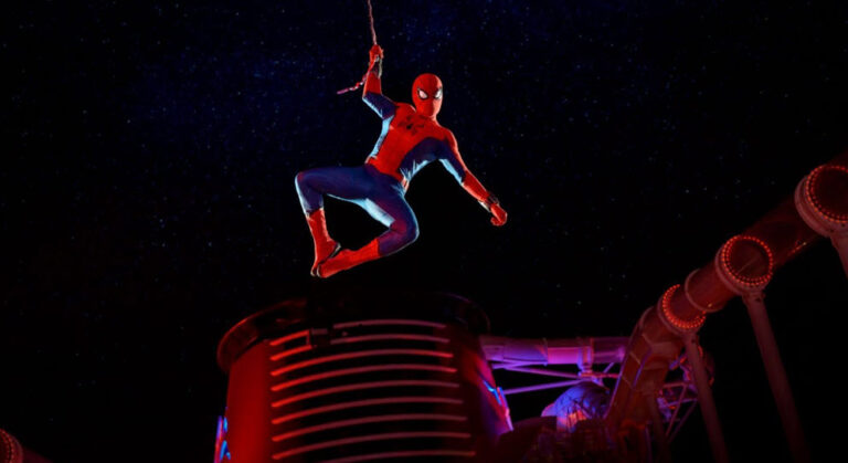 Spiderman Springs into Action during 2026 Marvel day at Sea