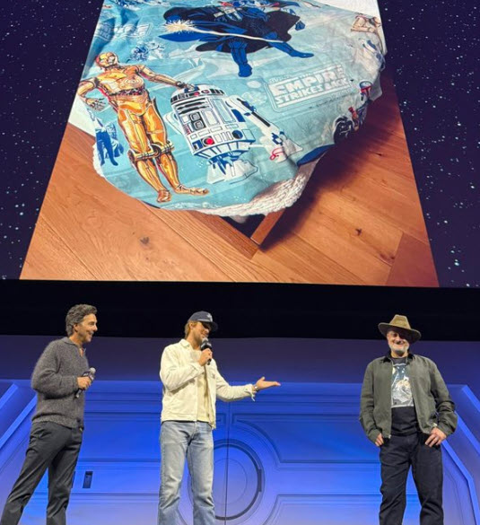 Ryan Gosling and Dave Filoni at Star Wars Celebration Japan - Announce Star Wars Star Fighter Coming 2027
